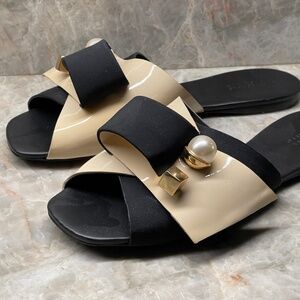 Mercedes Castillo Sandal Slides Size 10 Size 40